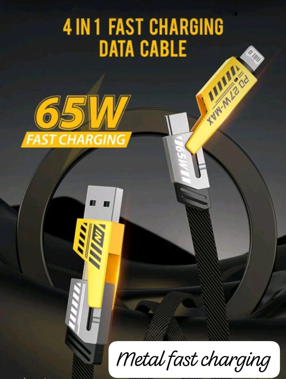 4-in-1 Universal Fast Charging Data Cable